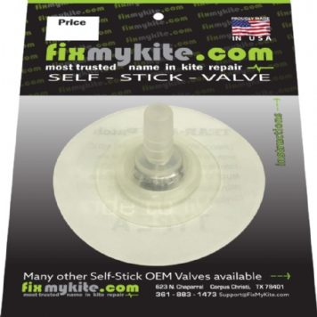 FMK F-One Kite Straight One Pump Kiteboarding Self Stick Repair Valve