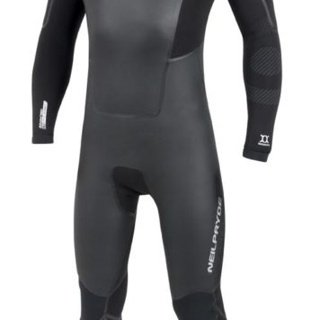 2019 Neil Pryde 5/4/3 Combat Backzip Kiteboarding Wetsuit Black Front