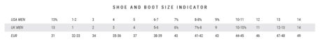 2020 Mystic Kiteboarding Boot Sizing Chart