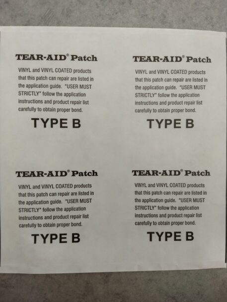 Tear Aid Type B 6x6 Patch
