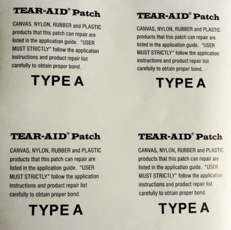 Tear Aid Kite Bladder Patch Repair Type A 6x6