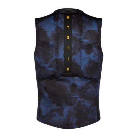 Mystic Majestic Kiteboarding Side Zip Impact Vest Navy Back