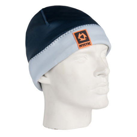 2020 Mystic Neoprene 2mm Kiteboarding Beanie Navy/Grey Front