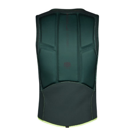 Mystic Majestic Kiteboarding Side Zip Impact Vest Dark Leaf Back Inside