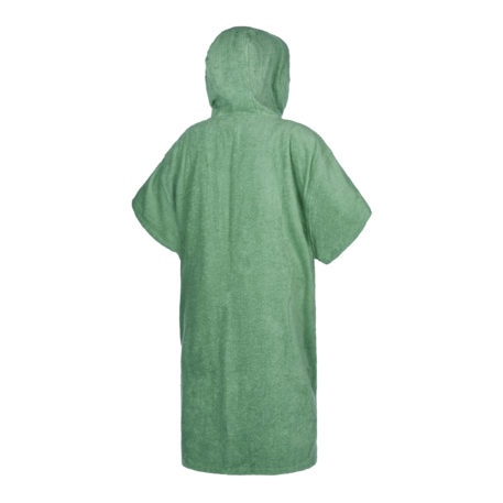 2021 Mystic Kiteboarding Changing Poncho Regular Sea Salt Green Back