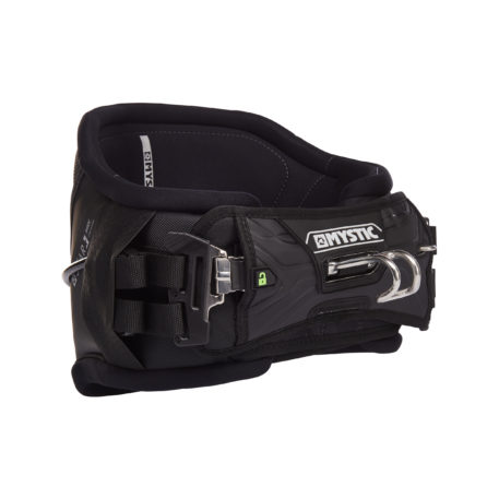 2021 Mystic Star Hybrid Kiteboarding Waist Seat Harness Waist Part Black Side