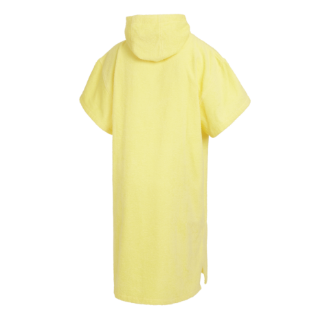 2023 Mystic Kiteboarding Changing Poncho Regular Pastel Yellow Back