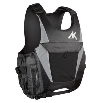 AK Progression Kiteboarding Float Vest Black Front