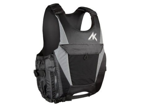 AK Progression Kiteboarding Float Vest Black Front