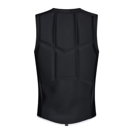 2021 Mystic Star Kiteboarding Front Zip Impact Vest Black Back