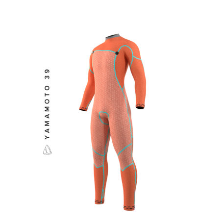 Mystic Voltt Front Zip 5/4 Kiteboarding Wetsuit Front Inside