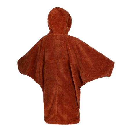 Mystic Womens Kiteboarding Changing Poncho Teddy Rusty Red Back