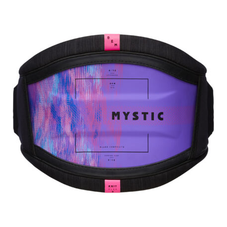 Mystic Gem Bruna Kajiya Womens Kiteboarding Waist Harness Black/Purple Back