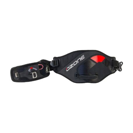Ozone Connect Kiteboarding Water Harness V2 With Spreaderbar Black Flat View