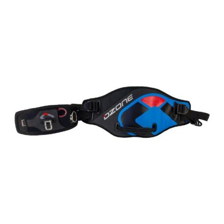 Ozone Connect Kiteboarding Water Harness V2 With Spreaderbar Blue Flat View
