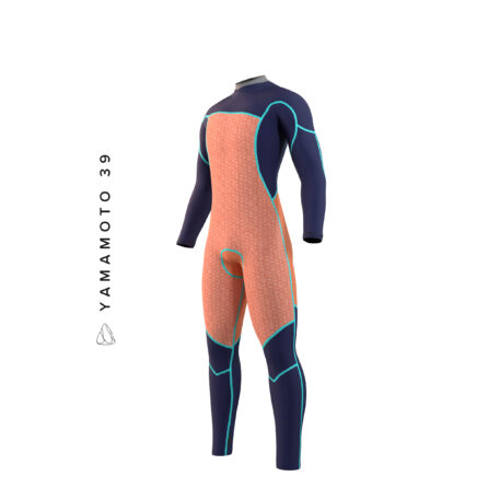 Mystic Majestic Front ZIp 5/4 Kiteboarding Wetsuit Front Inside