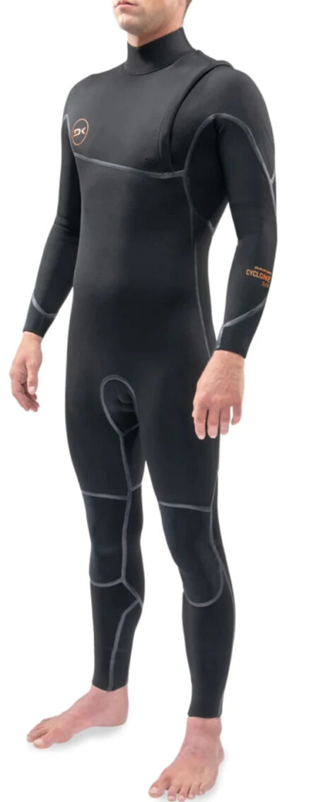 Dakine Cyclone 5/4 Zipfree Kiteboarding Wetsuit Front Side View