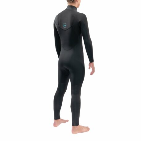 Dakine Mission 5/4/3 Chest Zip Kiteboarding Wetsuit Back Side View