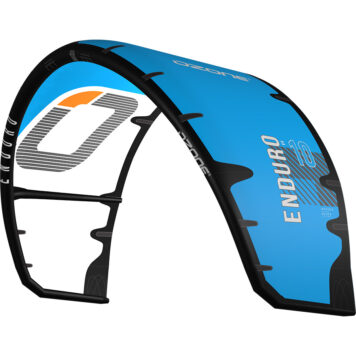 Ozone Enduro V4 Kiteboarding Kite, Light Blue/White, 12m