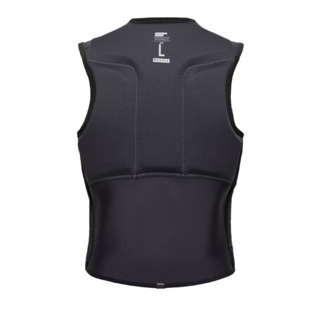 2024 Mystic Block Front Zip Kiteboarding Impact Vest Black Back Inside