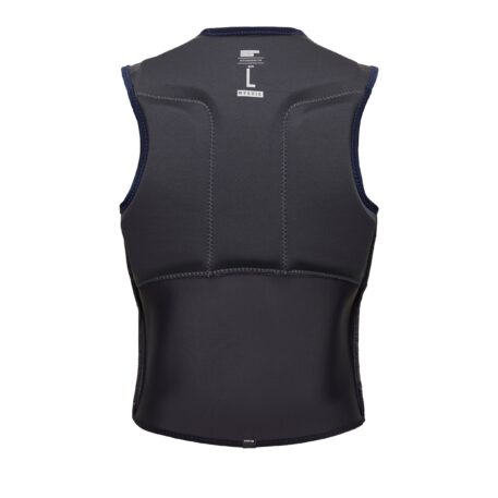 2024 Mystic Block Front Zip Kiteboarding Impact Vest Navy Back Inside