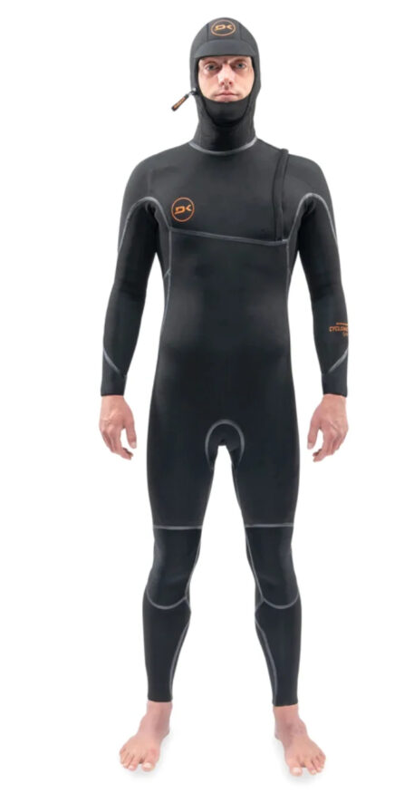 Dakine Cyclone 4/3 Zipfree Hooded Kiteboarding Wetsuit Front