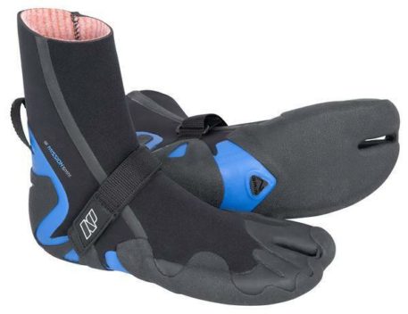 Neil Pryde Mission High Cut Split Toe Hook & Loop Strap 5mm Wetsuit Boots