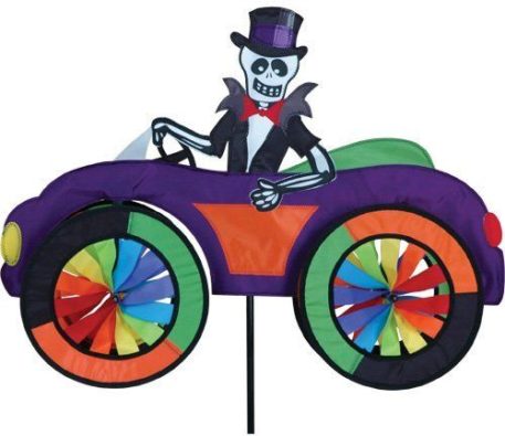 Halloween Skeleton 25" Car Yard Garden Wind Spinner