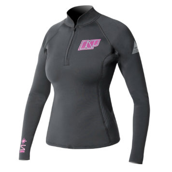 NP Spark Neoprene 2/1 Womens Top Thermal Layer Black