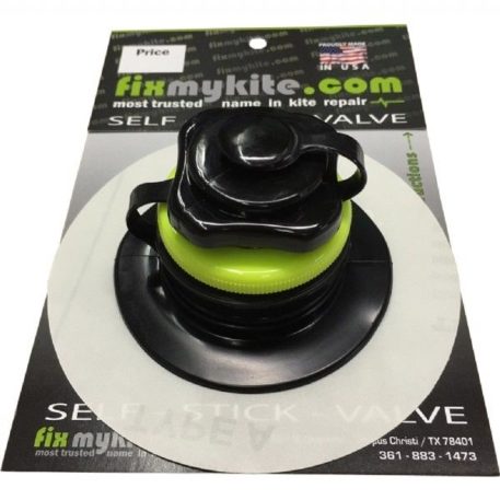 FMK Naish Inflate/Deflate Screw Kite SelfStick Repair Valve, w/Hook & Loop