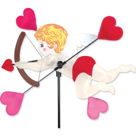 Valentine's Day Cupid 18" Whirligig Yard Garden Wind Spinner