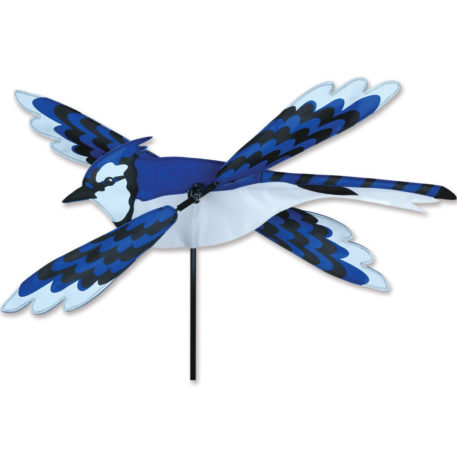 Whirligig 25” Blue Jay Wind Yard Garden Spinner