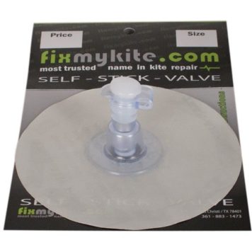 MEGA 7mm 1-Way Kiteboarding Bladder Self Stick Repair Valve