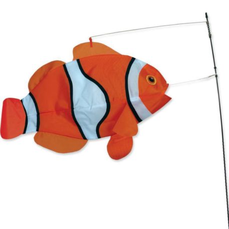 23" Swimming Fish -  Clown Fish