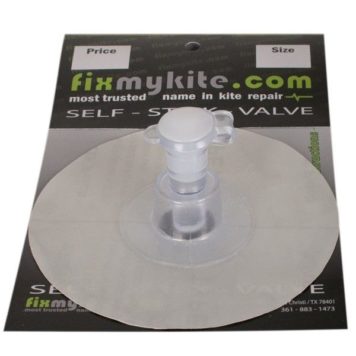 MEGA FixMyKite 9mm 1 Way Kiteboarding Kite Bladder Self Stick Repair Valve
