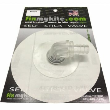 FMK MEGA North Lazy Pump One Pump Kite Self Stick Repair Valve, 2nd Generation