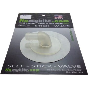 FMK Naish Inflate/Deflate Screw Kite SelfStick Repair Valve w/Hook & Loop 