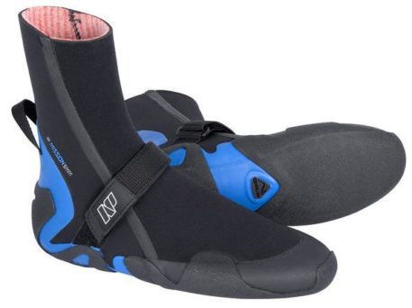 Neil Pryde Mission High Cut Round Toe Hook & Loop Strap 5mm Wetsuit Boots